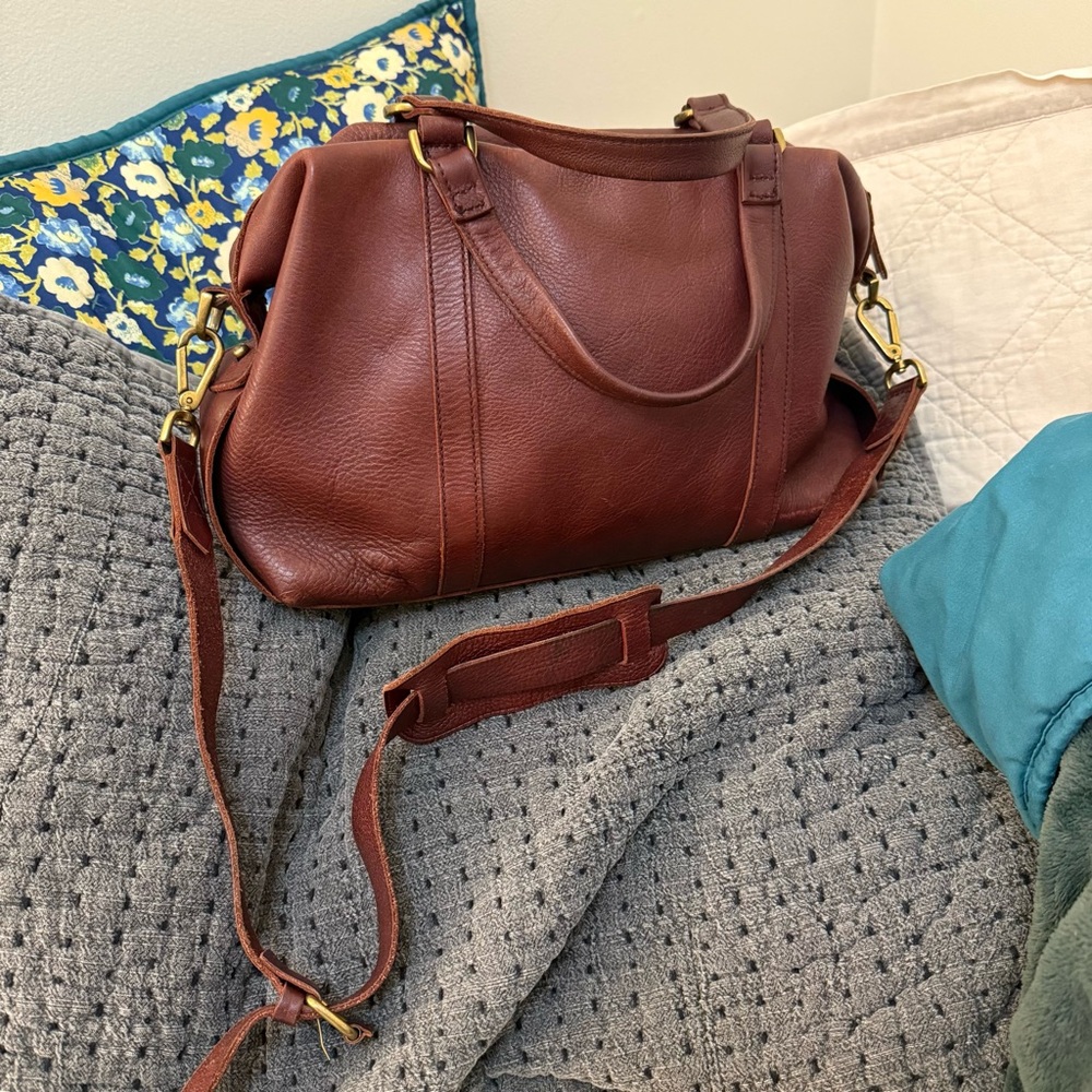 madewell glasgow satchel purse